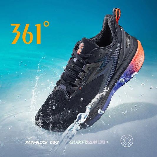361-Degrees Rainblock 7.0 - Waterproof Reflective Running Shoes with Advanced Cushioning