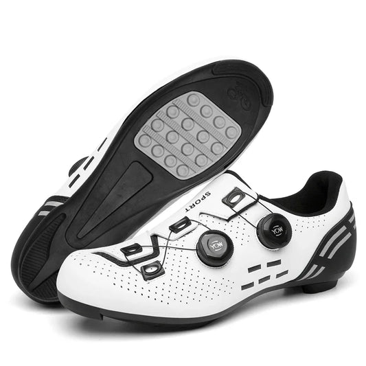 Women's Mountain Bike Shoes - Flat Carbon SPD Pedals - Racing Footwear for Speed and Performance - Men's Cycling Shoes with MTB Cleats - Road Bike Sneakers