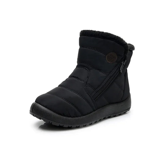 Waterproof Winter Women's Boots - Fur-lined Snow Boots for Extra Warmth - Stylish and Cozy Couples Footwear