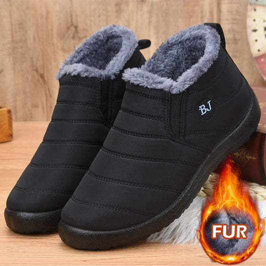 Winter Women's Waterproof Platform Sneakers - Comfortable & Stylish Ankle Shoes for Walking
